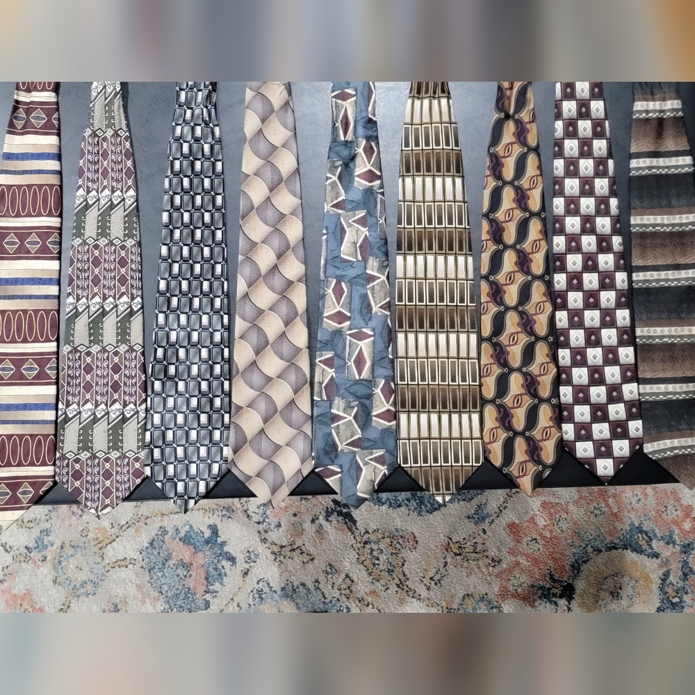 Patterned Silk Ties Collection - image 1